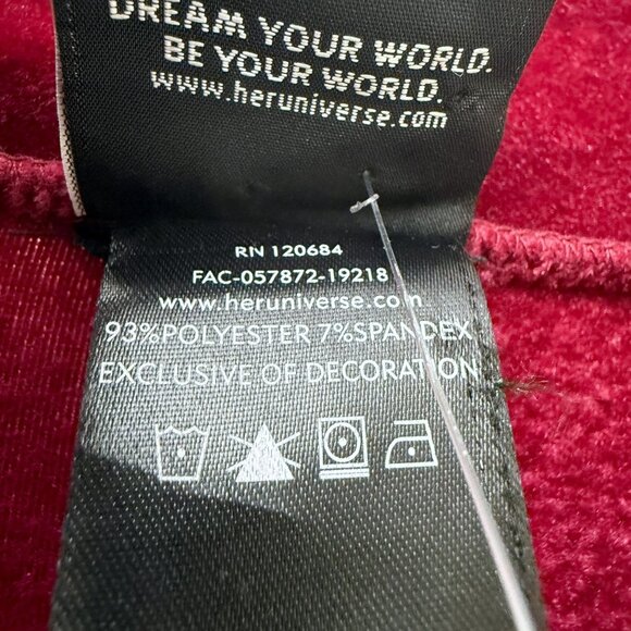 Universe Marvel Velour Track Jacket Plus Size 2X Avengers: Endgame I Am Iron Man - Picture 10 of 13